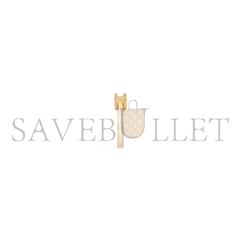 Ce1i*e triomphe ring in enamel and brass with gold finish 461nl6bre.01gi